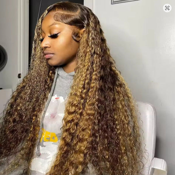 Golden Glam Wigs
